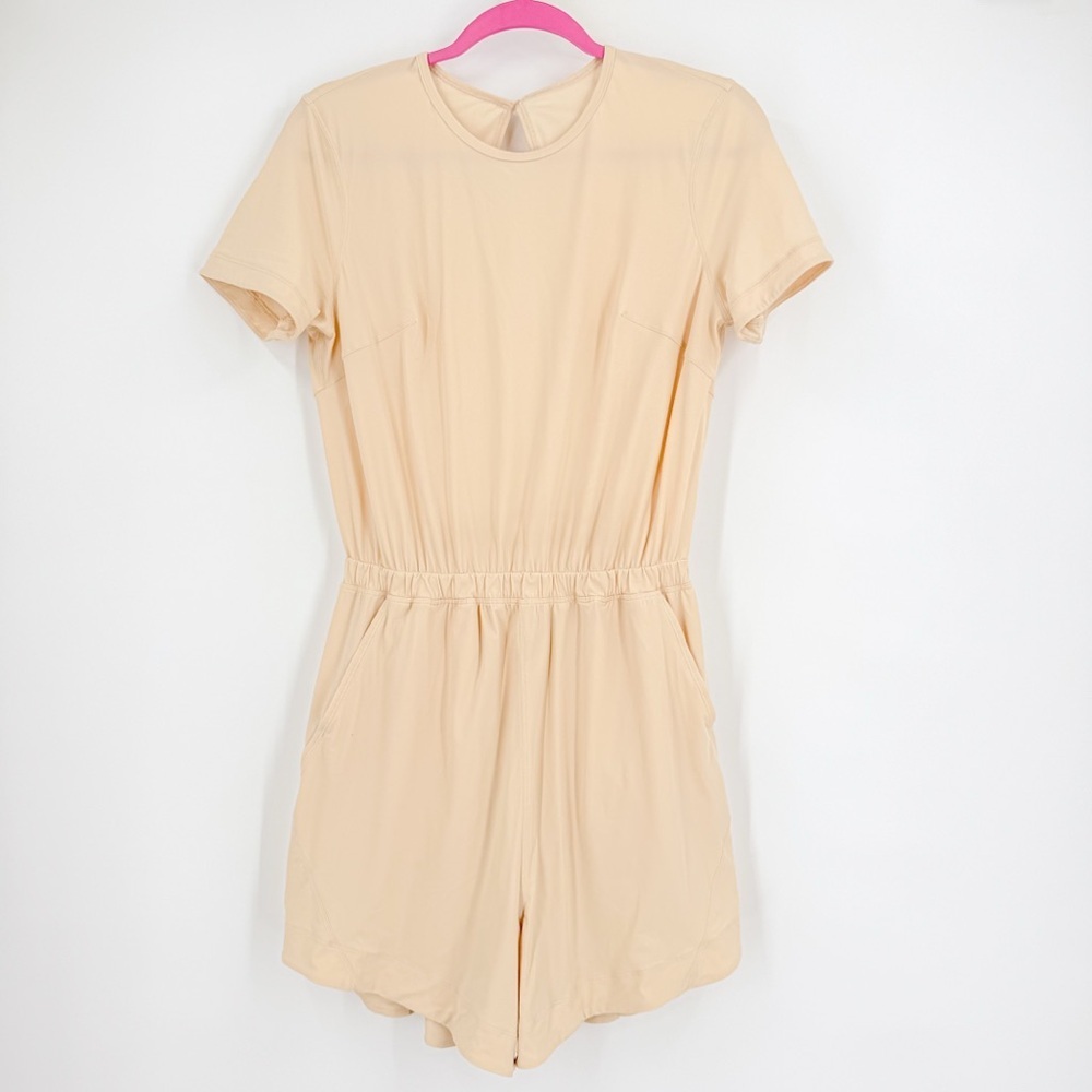 Lululemon Athletica Cream Jumpsuit - Picture 1 of 5